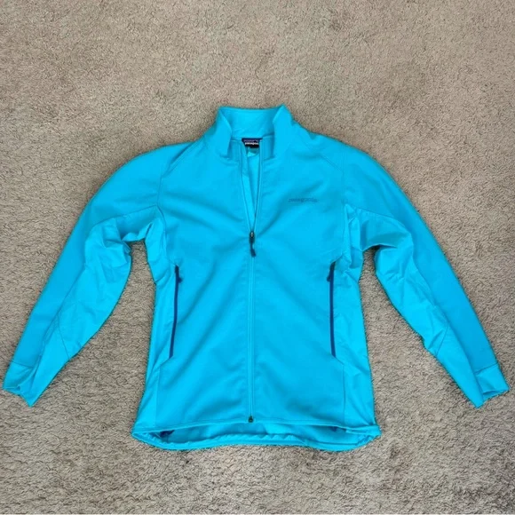 Blue Patagonia lightweight windbreaker jacket (Faults shown) - Picture 1 of 7